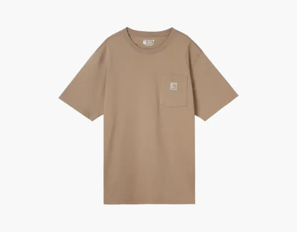 Carhartt K87 Heavyweight Pocket T-Shirt Tan