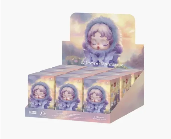 Pop Mart Skullpanda L'impressionnisme Plush Doll Sealed Case (9 Blind Boxes) (13.5 CM)