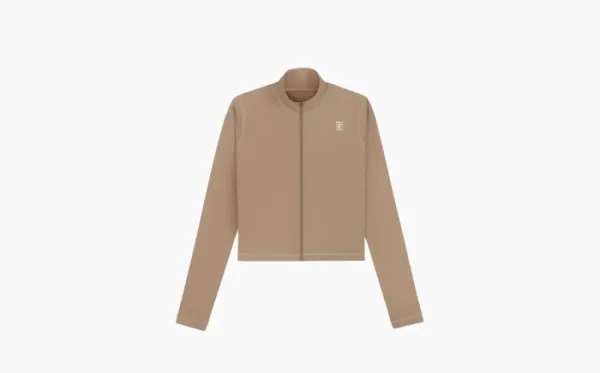 Sporty & Rich Runner Zip-up Jacket Brown