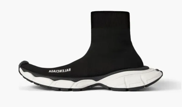 Balenciaga 3XL Sock Sneakers Black Recycled Knit