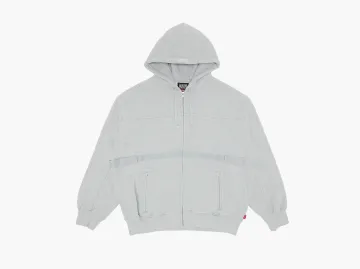 Supreme x Martithé + François Girbaud Zip Up Hooded Sweatshirt Heather Grey