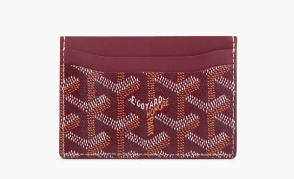  Goyard Saint-Sulpice Card Wallet Sky Red