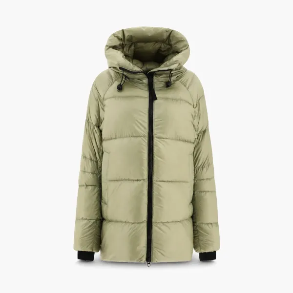 Canada Goose Cypress Hooded Puffer Black Label WMNS Green