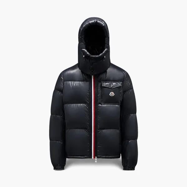 Moncler Montbeliard Short Down Jacket Dark Blue