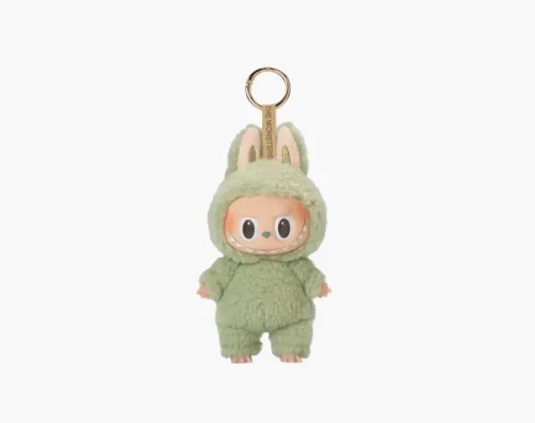Pop Mart Labubu The Monsters Tasty Macarons  Vinyl Plush Pendant Green Grape
