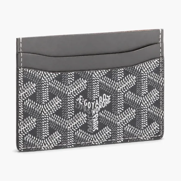 Goyard Saint-Sulpice Card Wallet Grey