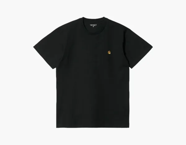 Carhartt WIP Chase Logo T-Shirt Black