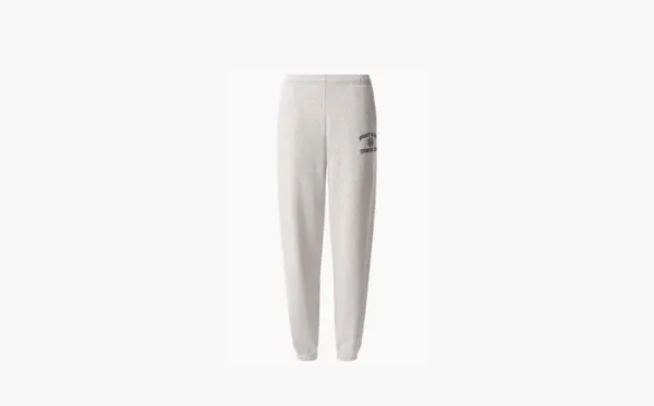 Sporty & Rich Varsity Crest Tapered Leg Pants Gray