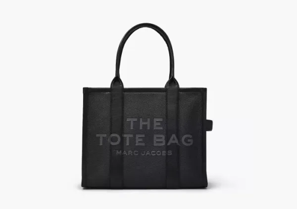 Marc Jacobs The Leather Large Tote Bag Black