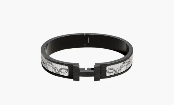 Hermès Clic HH Brides de Gala Eye Liner bracelet Black