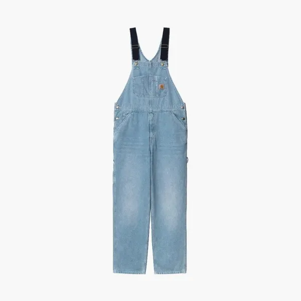 Carhartt WIP Denim Bib Overalls Light Blue