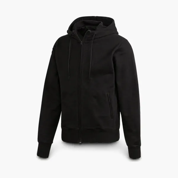 Y-3 Logo Full-Zip Hoodie Black