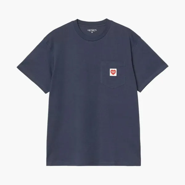Carhartt WIP Pocket Heart T-Shirt Navy