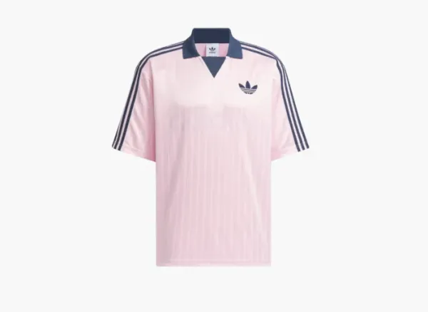Adidas Originals Collared Goalie Top Crew  Pink