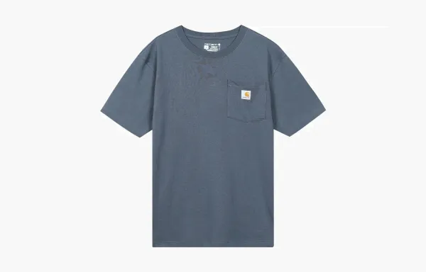 Carhartt K87 Heavyweight Pocket T-Shirt Steel Blue