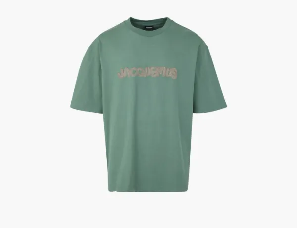 Jacquemus Raphia T-Shirt Green