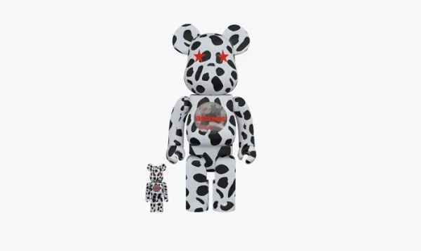 Bearbrick x Atmos Dalmatian 100% & 400% Set