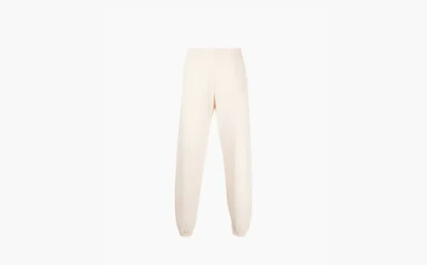 Sporty & Rich Logo Printed Slim Cut Pants Light Beige