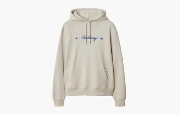 Burberry Knot Logo Cotton Hoodie Sail