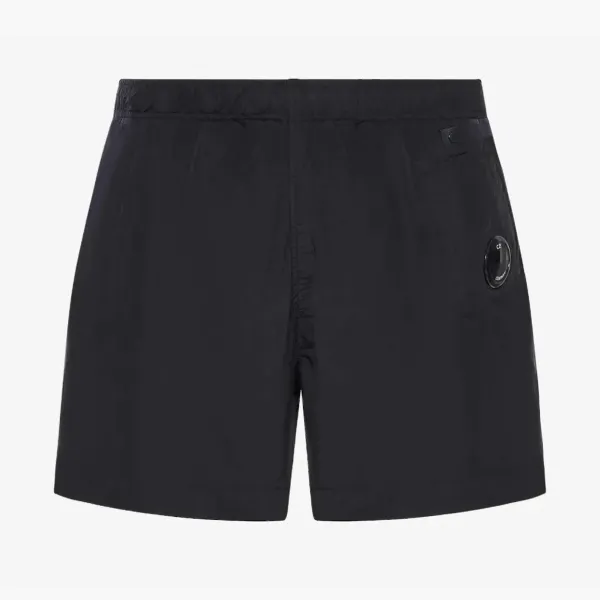 C.P. Company Flatt Nylon Lens Shorts Black