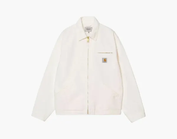 Carhartt WIP OG Detroit Jacket Off-White Chest Print