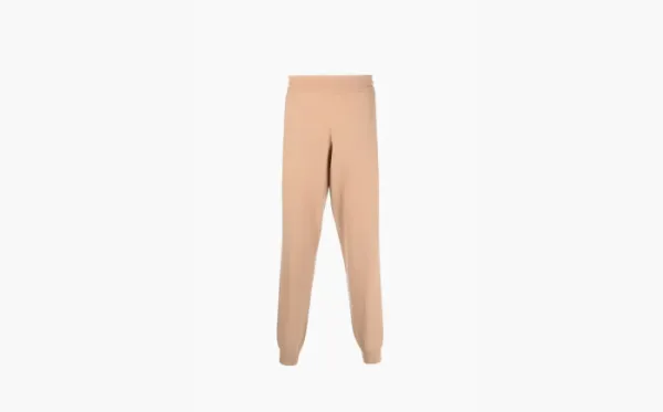 Sporty & Rich Logo-embroidered Track Pants Camel