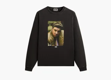 Kith x The Sopranos Silvio Vintage Long Sleeve Tee Black