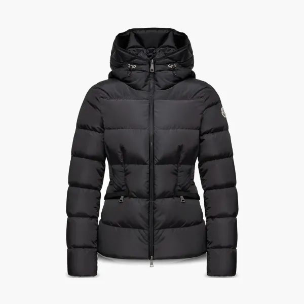 Moncler Hooded Short Down Jacket WMNS Matte Black