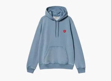 Carhartt WIP Hooded Ingo Sweatshirt Light Blue
