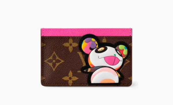 Louis Vuitton x Takashi Murakami Panda Card Holder Monogram