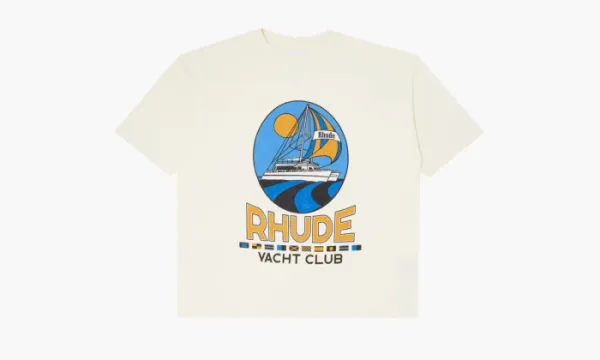 RHUDE Yacht Club Tee Vintage White