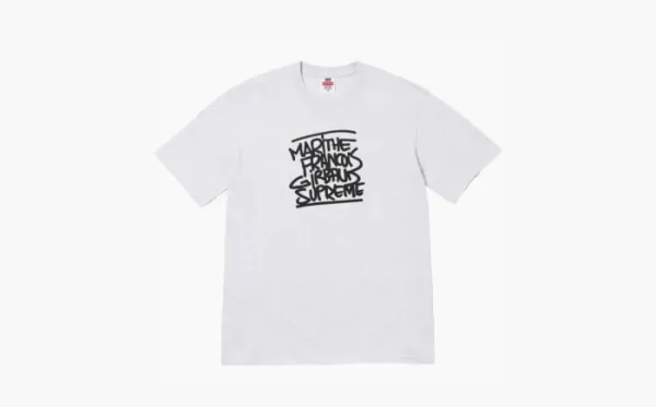 Supreme Marithé François Girbaud Collaboration T Shirts Unisex White Black Print