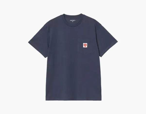Carhartt WIP Pocket Heart T-Shirt Navy