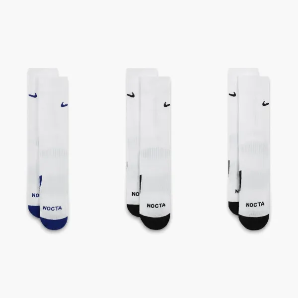 Nike x NOCTA L'Art Crew Socks 3-Pack White