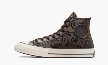Willy Wonka x Converse Chuck 70 High Chocolate Swirl