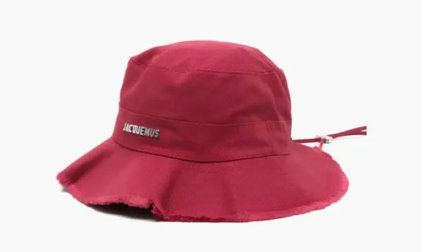 Jacquemus Cotton Hat Cherry