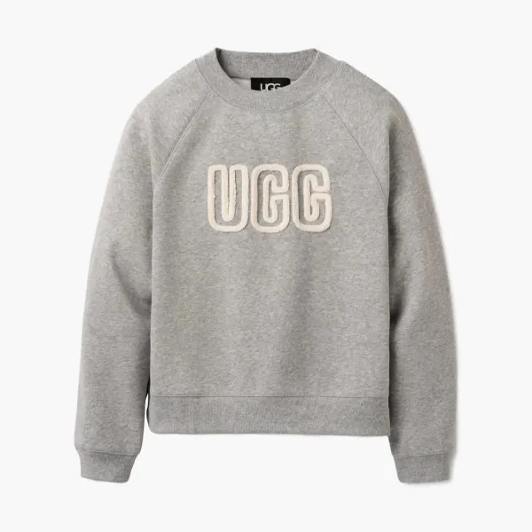 UGG Logo Crewneck Grey Heather