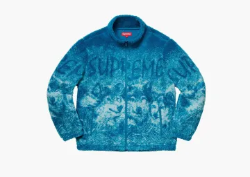 Supreme Wolf Fleece Jacket Dark Teal