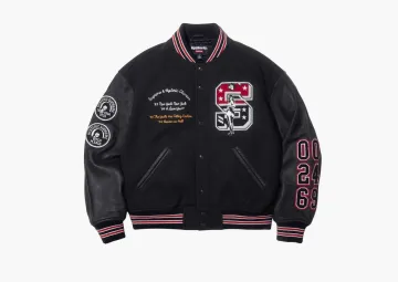 Supreme x Hysteric Glamour Varsity Jacket Black