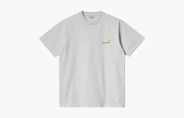 Carhartt WIP Script Logo T-Shirt Grey Heather