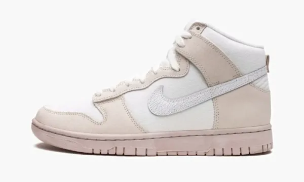 Nike Dunk High Retro PRM Cracked Leather Swoosh