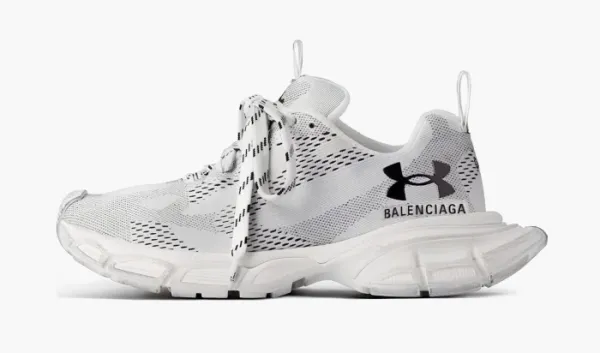 Balenciaga 3XL Knit Sneaker x Under Armour WMNS White