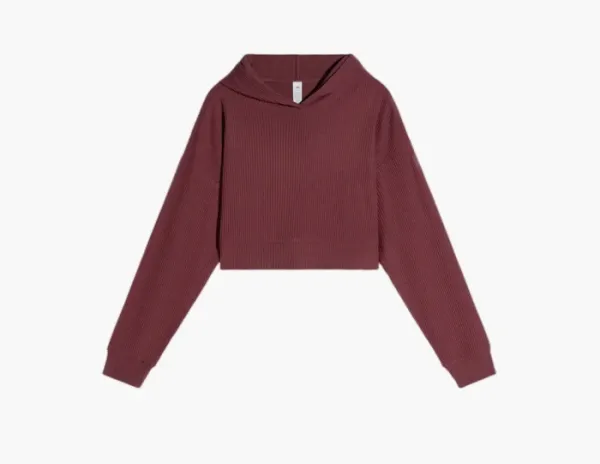 Alo Yoga Muse Hoodie Burgundy Truffle