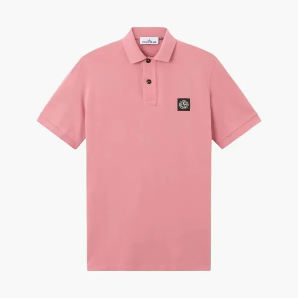 Stone Island Compass Polo Shirt Oleander