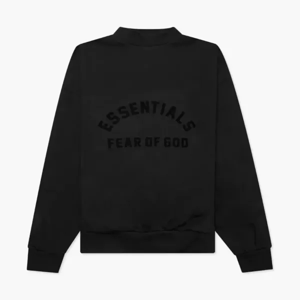Fear Of God Essentials Crewneck Jet Black