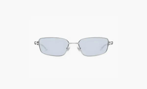 Gentle Monster Metal Irregular Shape Sunglasses Unisex Silver