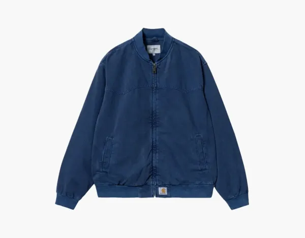 Carhartt WIP OG Santa Fe Bomber Jacket Blue