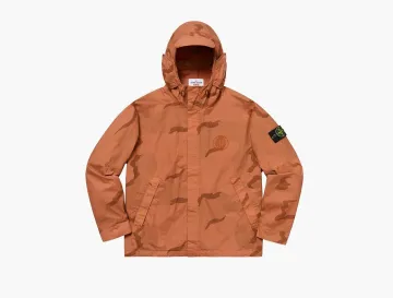 Supreme x Stone Island Riot Mask Camo Jacket Coral Camo