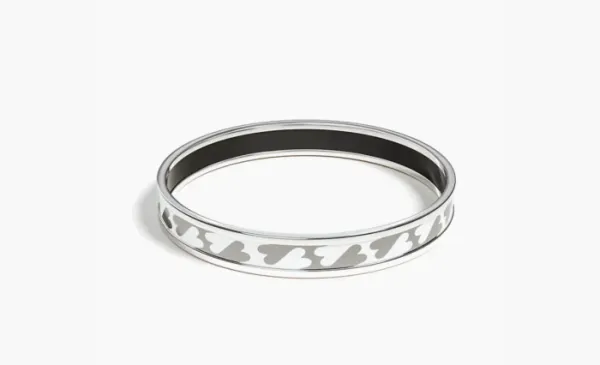 Hermès Palmettes Composees bangle Silver