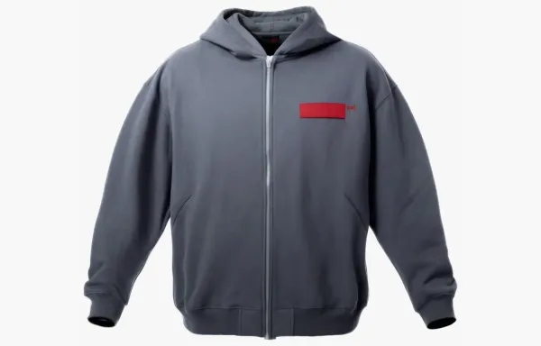 WYSION ZIP HOODIE GREY